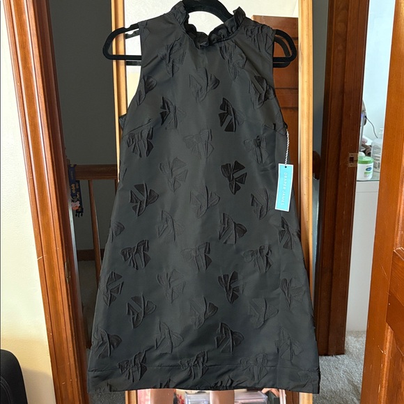 Draper James | Black Dress with Bow Accents - Picture 1 of 7